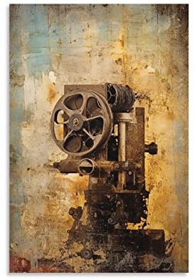 KONIEE Affiche de peinture à l'huile vintage pour décoration de maison ou de chambre