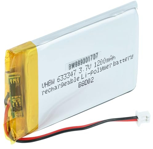 vhbw Akku kompatibel mit Minn Kota i-Pilot Link BT Drohne Controller (1200 mAh, 3,7 V, Li-Polymer)