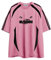 Aelfric Eden Herren Sommer Tshirt mit Aufdruck Vintage Casual Fußball Trikot Damen Oversized Soccer Jersey Shirt Rosa, XL