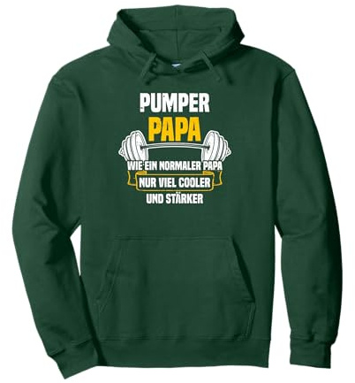 Pumper Papa Kraftsport Gym lustiges Bodybuilding Pullover Hoodie