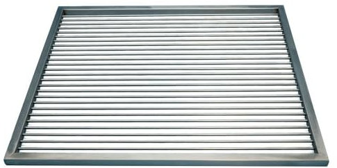 Grillrost Edelstahl [41x40 cm] - Passend für Weber Genesis Grill, Grillzubehör - Grillgitter schnelles & scharfes Anbraten - Weber Grill, Zubehör, Ersatzteile [100 % - Made in Germany]