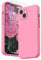 SURPHY Hülle Kompatibel mit iPhone 13 Hülle Silikon mit Displayschutzfolie, Handyhülle iPhone 13 Case Silikon Kameraschutz, iPhone 13 Hülle Schutzhülle Schutzschale 6,1 Zoll 2021, Pink