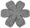 Oruola 8pcs Pan Protectors for Stacking, 4 Sizes Felt Pot Dividers, Grey Pads for Pans, Bowls, Ceramics, Glassware & Cookware (6 8 10 12)