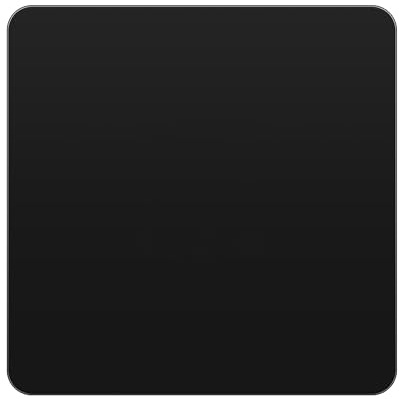 LIDER Screwless 1-Gang Blank Faceplate, Blank Plate, Round Edges, Black | Flat Cover, UKCA Certified, Flame-Resistant Polycarbonate, Polycarbonate Thermoplastic, Sleek 1-Gang Screwless Blank Plate