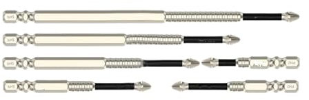 Monozoz Highly Magnetic Screwdriver Bit Kit - 6X Precise Drill Bit Anti Slip - Multi-Purpose Repair Tool, Home Maintenance Set for Craft, Drilling, Loosening