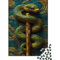 Riesenpython Puzzle Erwachsene 1000 Teile Gold Cudgel Spielepuzzles Für Die Ganze Familie Brain Challenge Raumdekoration Lernspiel Spielzeug Moderne Wohnkultur 1000pcs (75x50cm)