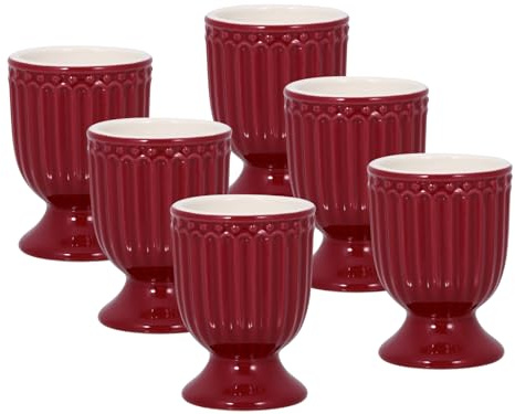 GreenGate Alice Eierbecher Claret red 6,5 cm Set6