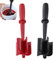 2 Pieces Meat Masher,Versatile Mince Meat Masher,Handheld Meat Chopper,Mince Masher, Ground Beef Masher Tool, Versatile Kitchen Tool for Hamburger Meat, Minced Meat, Butter, Potato(Black,Red)
