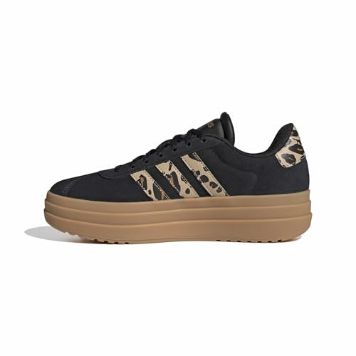 adidas Damen VL Court Bold Shoes, core Black/Magic beige/Dark Brown, 38 EU