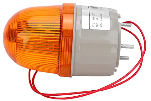 Garosa Warn Lampe, BERM Warn Licht, Signalturm Lampe LED-Lampe Schall-und Beleuchtungs Alarmanlage (YELLOW)