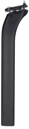 Gettimore Carbon-Sattelstütze für Pinarello - F8 F10 F12 Rahmen 0/25 Grad 340 mm 1K Carbon Road Sattelstütze Ultraleichtes ovales Sattelrohr Fahrradteil