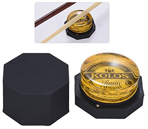 AUNMAS Colophane de Colophane Jaune pour Instruments à Cordes Frottées, Arrondie à Haute viscosité, Universelle pour Violon Alto Violoncelle Erhu