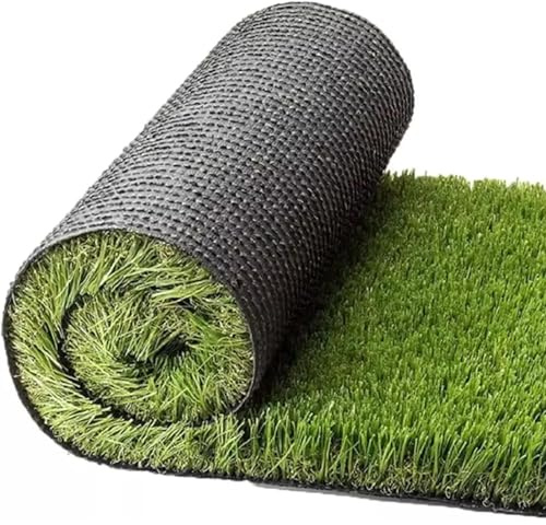 EffeDecor Prato Sintetico Drenante Manto Tappeto Erboso Erba Finta Realistica Calpestabile 25/35/40 mm Ideale per Piscina,Giardino,Terrazzo,Aree Giochi,Viali Varie Misure (Verde, 25 mm, 2x10 Metri)