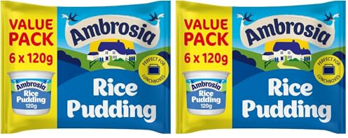 Ambrosia Rice Pudding, Creamy Ready-to-Eat Dessert, 240 g (2-Pack)
