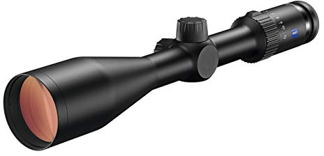 ZEISS Conquest V4 3-12x56 Zielfernrohr mit beleuchtetem Plex Absehen (#60) - Kappenerhöhungsturm - feste Parallaxe - .25 MOA
