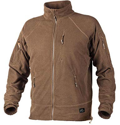 Helikon-Tex Herren Fleece Jacket Alpha Tactical Grid Fleecejacke schwarz, Coyote, XXL
