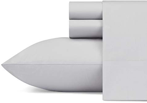 Nautica - Queen Sheet Set with Fitted Sheet & Pillowcases, Cotton Percale