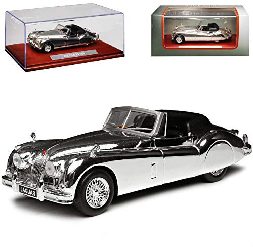 Jaguar XK140 Cabrio Chrom 1954-1957 1/43 Atlas Modell Auto