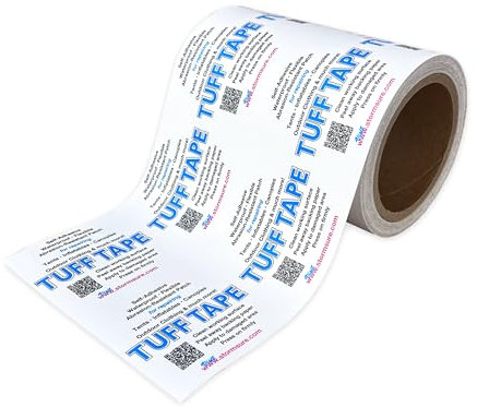 Stormsure TUFF Tape Rolle - 10m x 15cm - Wasserdichtes, Selbstklebendes Reparaturband für Zelte, Jacken, Inflatables und Mehr