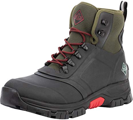 Muck Boots Scarpe da Uomo Apex con Lacci, Stivali in Gomma, Nero, 47 EU