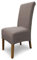 SCHEFFLER-Home 6X Stuhlhussen Stretch Emma Taupe/elastische Stuhlhussen 6er Set Taupe/Stuhlhussen Baumwolle als Stuhlabdeckung/Stuhlhussen Schwingstühle/Stuhl Hussen Stretch als Stuhlüberzug