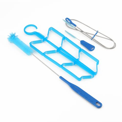 01 02 015 Hydration Pack Cleaning Kit, Hydration Pack Cleaner 4 in 1 Portable Multiple Usage Nylon PP Material for Reservoir