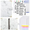 KONVINIT Budget Binder A6 Ringbuch Budget Planner mit Geldumschläge,Budgetbogen,Etiketten,Budget Organizer für Geld,Geldumschläge Organizer für Anfänger,weiss