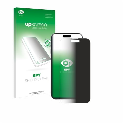 upscreen Blickschutzfolie für Apple iPhone 14 Pro Max | Anti-Spy Displayschutz Made in Germany Privacy Screen Protector Sichtschutz Blaulichtfilter Klare Folie