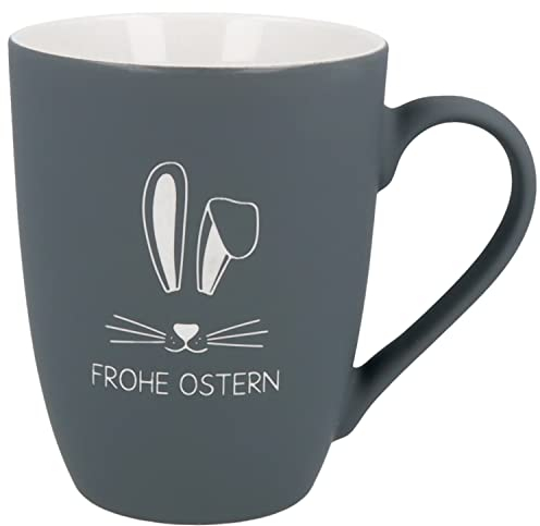 Spruchreif | Tasse mit SOFT-TOUCH-Silikonoberfläche | Tasse Ostern | beidseitig graviert | Tasse mit Gravur | Kaffeetasse | Tasse Ostermotiv | Tischdeko | Ostergeschenke Familie Kinder | Frohe Ostern