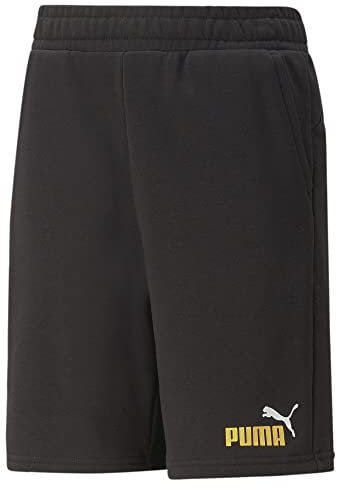 Puma Essentials+ Two-Tone Jugend Shorts 164 Black Mustard Seed