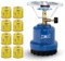 Z.M.C Hornillo de camping + 8 cartuchos de gas de 190 g, hornillo de gas portátil para camping, 1110 W, encendedor de carbón para exteriores, hornillo de cartuchos para cartucho, ideal para camping,