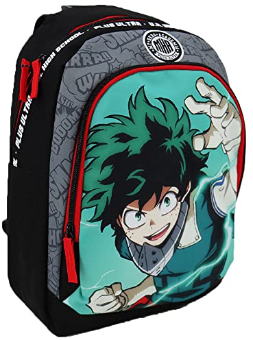 My Hero Academia Rucksack Manga, 38 cm, hochwertig, mehrfarbig