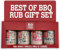 Angus & Oink Gift Set | Best of BBQ Gift Box | BBQ Rubs | 1 x Sweet Bones & Butts 220G | 1 x Dirty Cow Seasoning 220G | 1 x Pigasus 220G | 1 x Porky White Chick 220G | BBQ Lover Gift Set