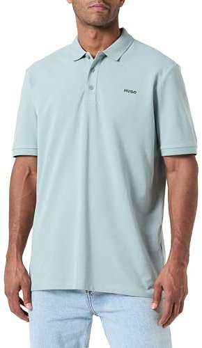 Hugo Men's Donos222 Polo, Open Grey74,