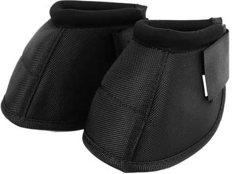 Pyhodi Hochwertige Hufglocken aus Oxford-Stoff, Verschleißfest, Bequem, Atmungsaktiv, Hufschutz, Anti-Design, Verhindert Hufkollisionen, Klettverschluss (S)