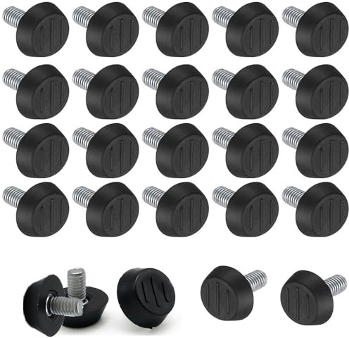 45 Stück Verstellbare Möbelfüße, Stellfuß Möbel Schraubfüße Verstellbare Möbelfüße Stellfuß Schraubfüße, für Möbel Stuhl Tisch Schrankbeine,Möbelgleiter, Nivellierung für Tisch,Stuhl(23 × M8 × 25mm)