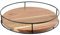 CHUIFAI Plato giratorio de madera Lazy Susan de 30 cm, estante giratorio para especias redondo, organizador de platos giratorios para cocina, frigorífico, espacio de trabajo, armario