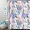 FAIRYGATE Anti Schimmel Duschvorhang Bunt 180x180 cm Textil Anti Bakteriell Wasserdicht Badezimmer Vorhang Antischimmel Duschvorhänge Polyester Stoff für Badewannen B9709