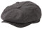 TOP-EX L/XL/XXL Merinowolle Schiebermuetze Herren 8 Panel Peaky Fischgräten Tweed Retro Schiebermütze Schlägermütze Gatsby Cap Warme Wintermütze Vintage Golf Fahrermütze Grau Fischgrätenmuster XL
