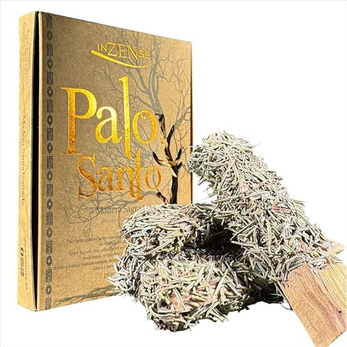 INZENSE - Tick Palo Santo y Romero - Palo Santo Limpieza energética - Incienso Palo Santo Natural - Palo Santo para Quemar - 4 Unidades - Elaboración Artesanal.