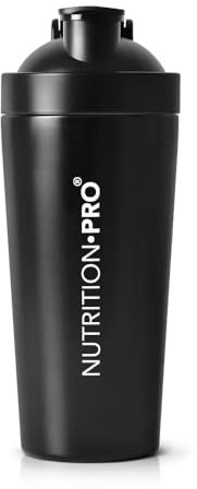 Nutrition-pro Shaker Inox 750ml | Acier inoxydable haute qualité | Mélange parfait, anti-odeurs & anti-traces | Couvercle anti-débordement | Design ergonomique | Écologique, durable & Sans BPA