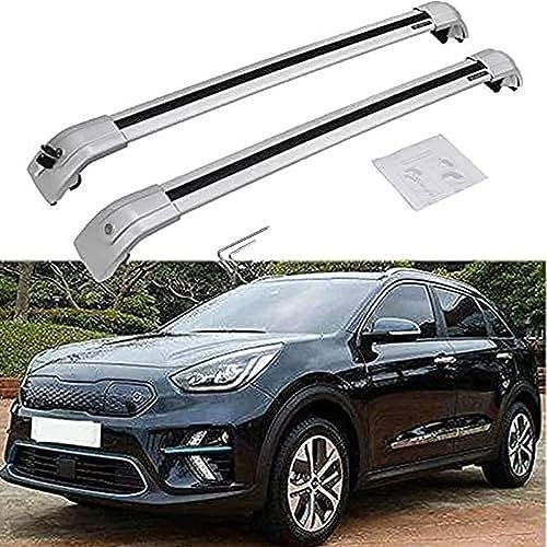 MaZHIYIn Universalgepäckträger für KIA NIRO 2017-2020.2 Stück Auto Dachträger Auto Reiserahmen Korb Spezialgepäck Exterior Trim Fittings
