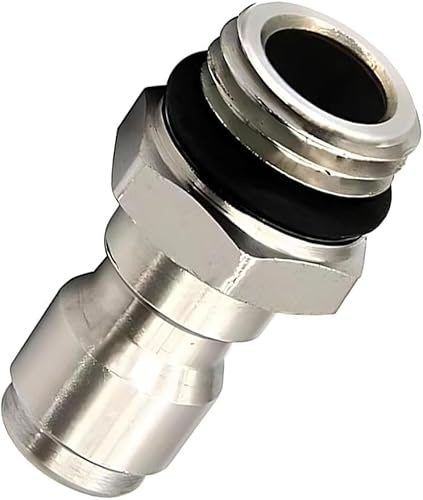 1 Pcs 1/4'' Quick Release Connector, Pressure Washer Adapter, M14*1.5mm Male External Thread Connector for Pressure Washer Sprayer, Foam Lance Adapter, Bottle Connecting Parts, Stainless Steel Coupler