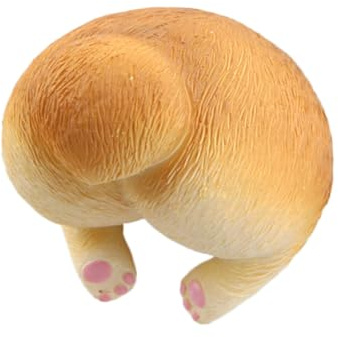 FUNNETOYU Kreativer Magnetisch und Einfach Anzubringen Corgi Kühlschrankaufkleber aus Kunstharz Po Lustiger Magnet für Zuhause und Kühlschrankdekoration
