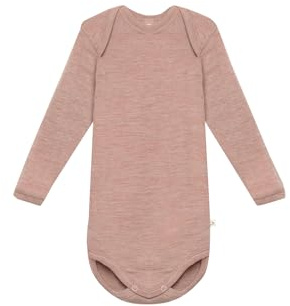 Dilling Baby Wickelbody Langarm – Bio Merinowolle – Wärmend & Sanft zur Haut – Nachhaltig & Umweltfreundlich