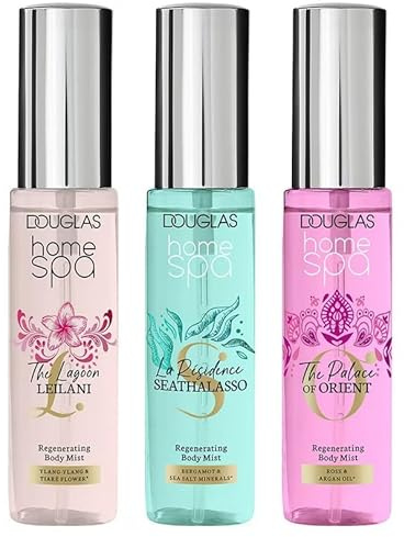 Douglas - Home Spa - Body Mist Collection - The Lagoon Leilani + La Résidence Seathalasso + The Palace of Orient - 3x35ml