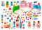 PLAYMOBIL Centro Comercial - Paseo con 3 Tiendas (9078)