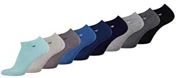 TOM TAILOR Sneaker Socken - bequeme Baumwoll Herrensocken - Socken für den Alltag und Freizeit - im praktischen 9er Pack - Größe 39.- 42 und 43-36