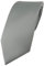 TigerTie Herren Krawatte – Klassische 7,5 cm Krawatte in grau einfarbigem Design, ideal für Geschäftstermine, festliche Anlässe und die Freizeit