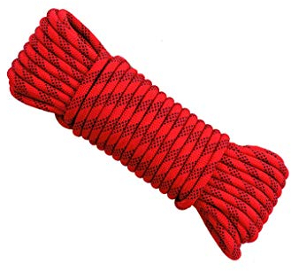 Beikalone 10 Meter Klettern Sicherheitsseil, Ø 12 mm, 12 KN Hochfeste Zubehörschnur, Kletterausrüstungsseile für Feuerrettung, Wandern, Bergsteigen